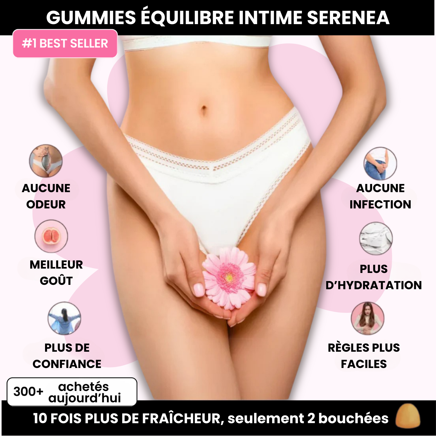 Serenea™ : Gummies Santé Intime Quotidienne