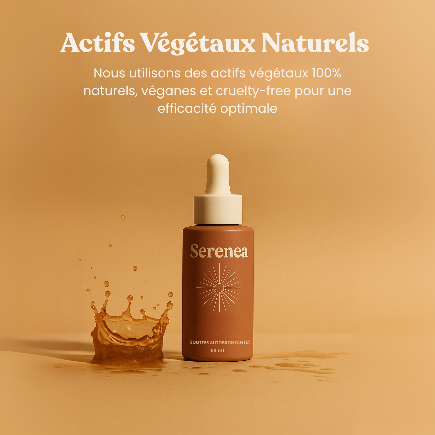 Serenea™ : Gouttes de bronzage naturel à base de plantes