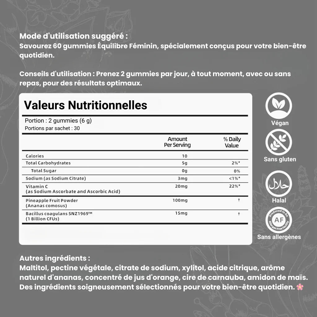 Serenea™ : Gummies Santé Intime Quotidienne