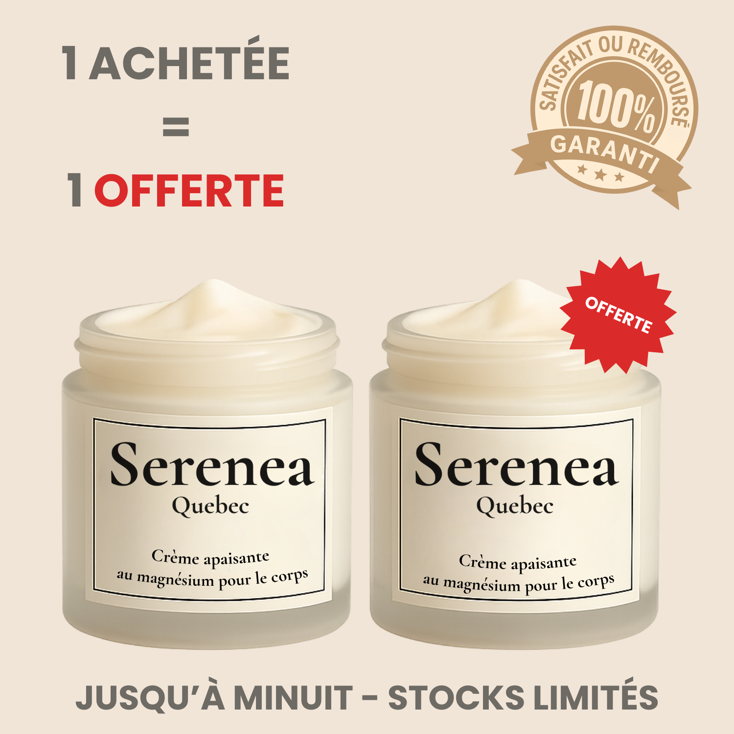 Serenea™ : Crème Anti-Douleur au Magnésium Naturel